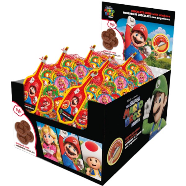 Super Mario Coin Chocolate 45 Gr x 32 - My Candy Shop - Revendeur