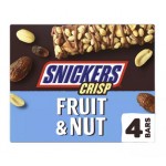 Snickers Crisp Triple Treat Fruit & Nut 128 Gr x 10