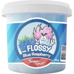 Mr Flossy Barbe à papa Acidulée Framboise Bleu 40 Gr x 12