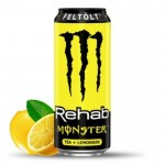 Monster Rehab Lemon 500 ml x 12