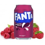 Fanta Zero Raspberry 330 ml x 24